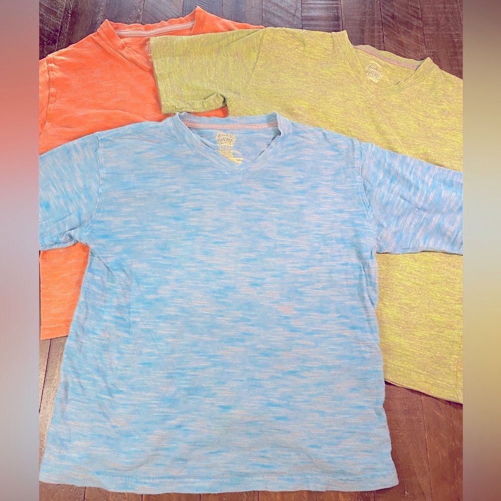 Boys Shirts - Vneck Shirts - Bundle 🧡💚💙